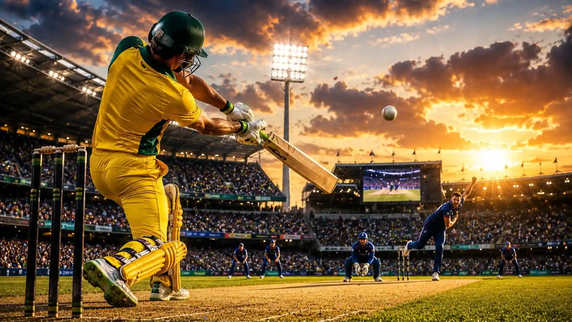 cricket match hobart
